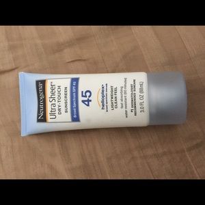 Nutregena SPF 45 sunscreen